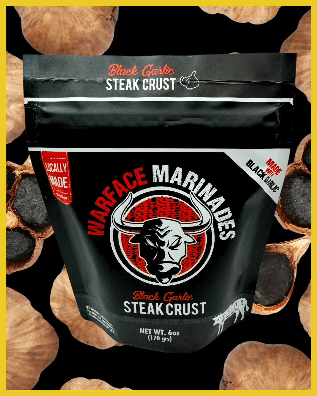 Black Garlic Steak Crust - Warface Marinades