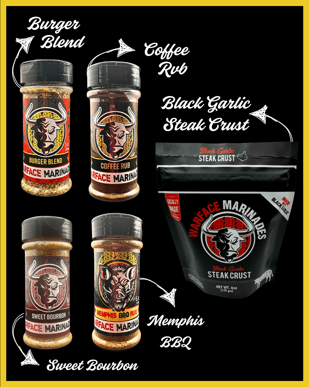The ULTIMATE Grilling Set - Warface Marinades